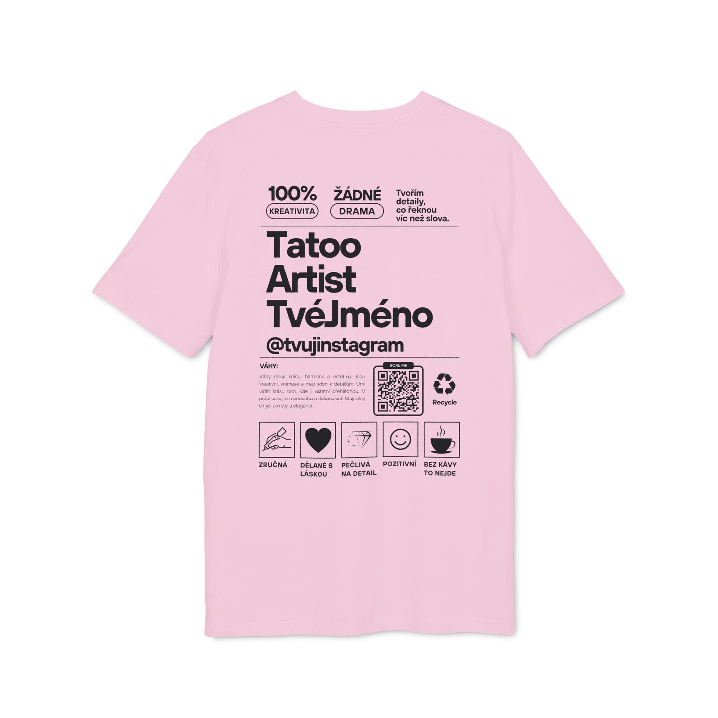 Personalizované tričko pro tatérky
