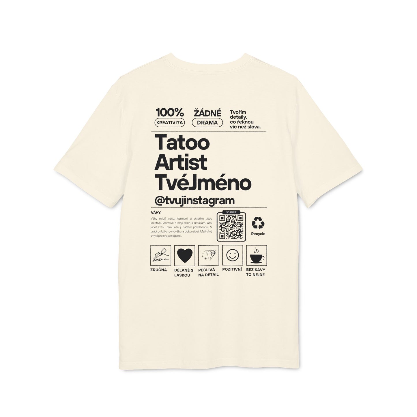 Personalizované tričko pro tatérky