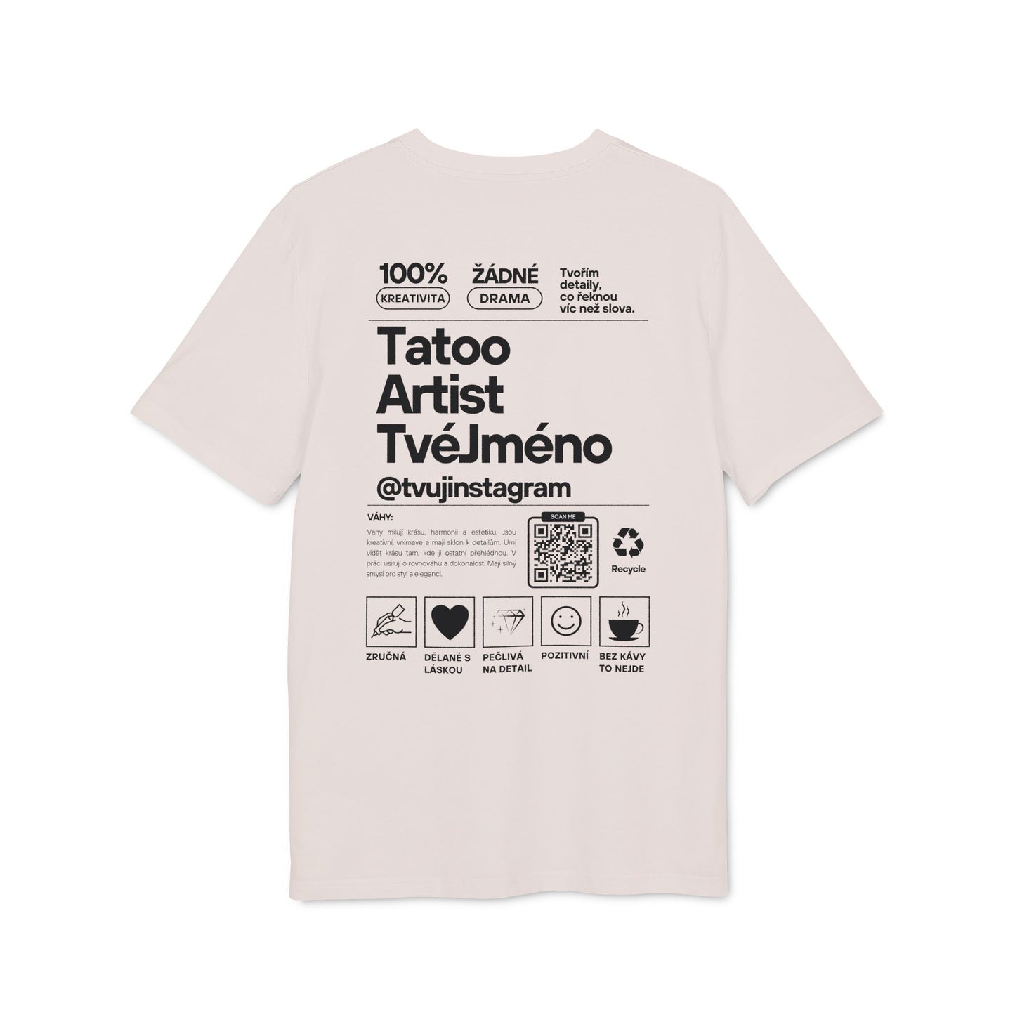 Personalizované tričko pro tatérky