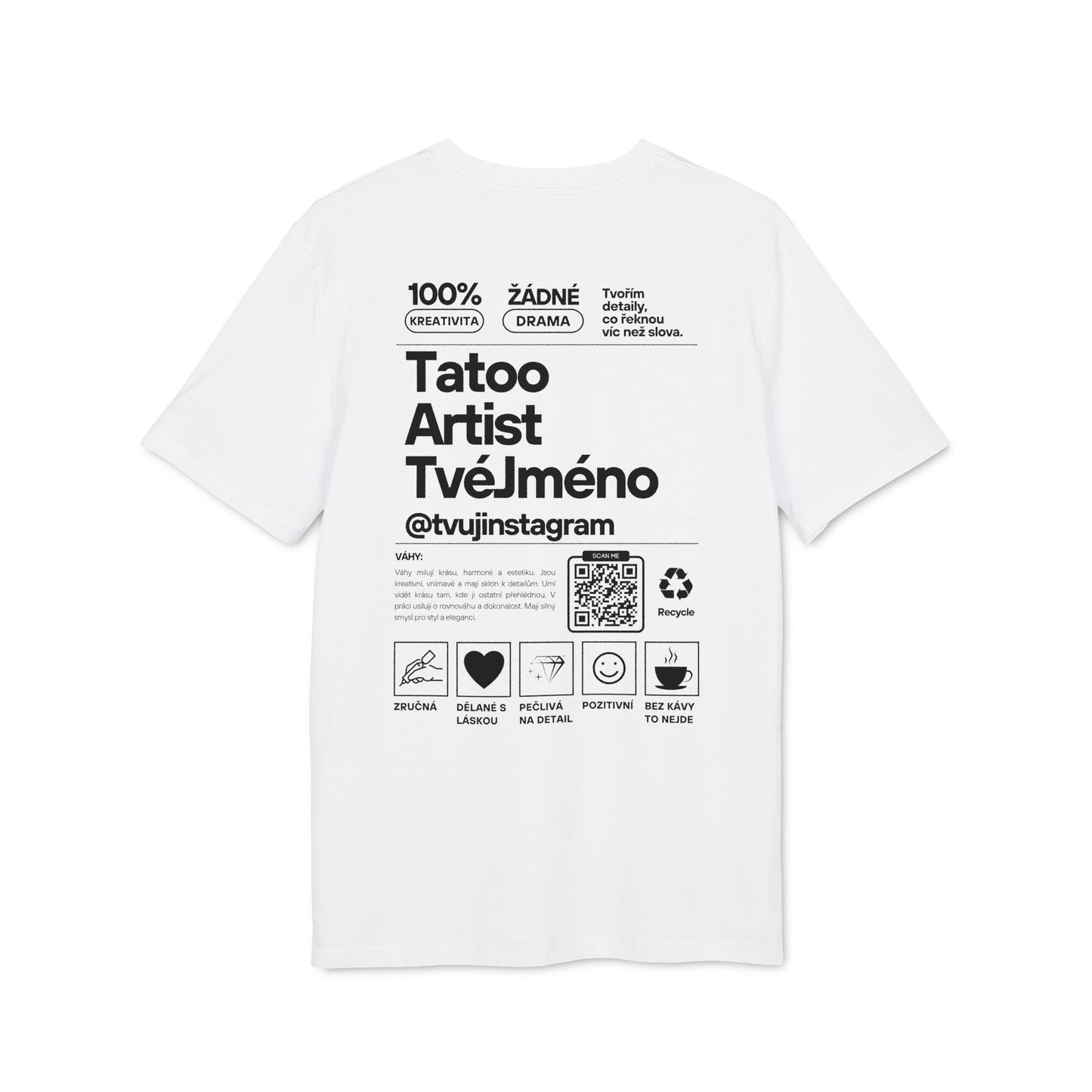 Personalizované tričko pro tatérky