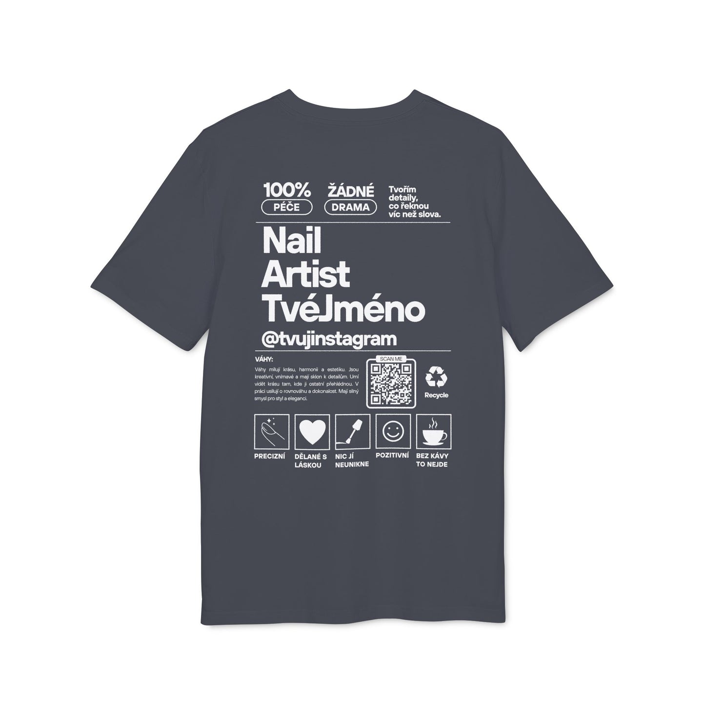 Personalizované tričko pro nehtařky