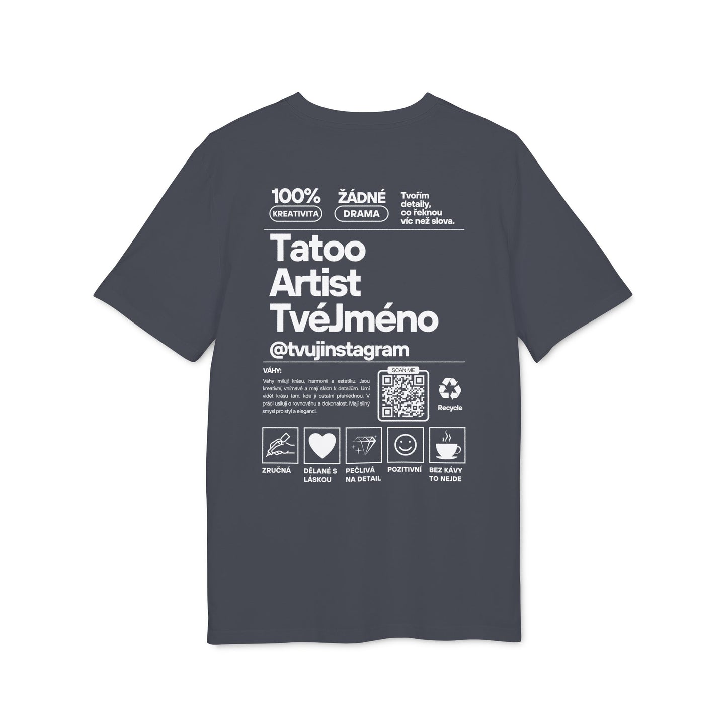 Personalizované tričko pro tatérky