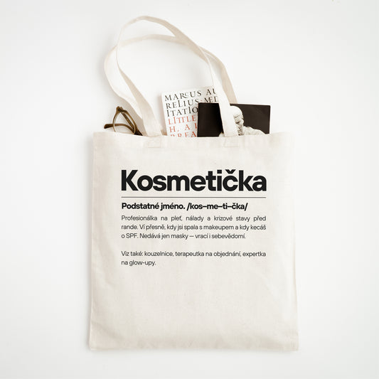 Plátěná taška pro kosmetičky – definice profese