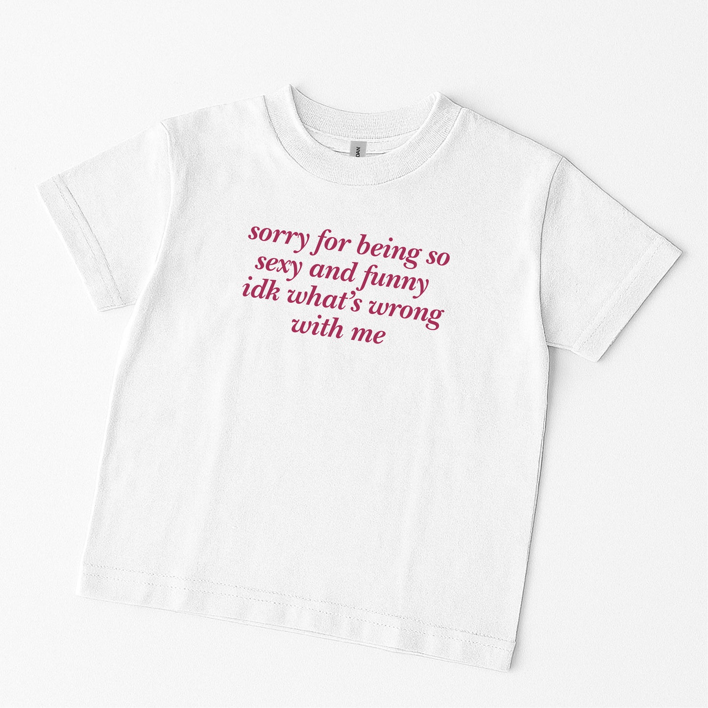 Sorry for being so sexy and funny