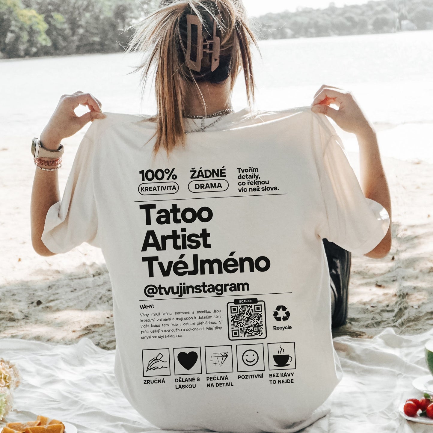 Personalizované tričko pro tatérky